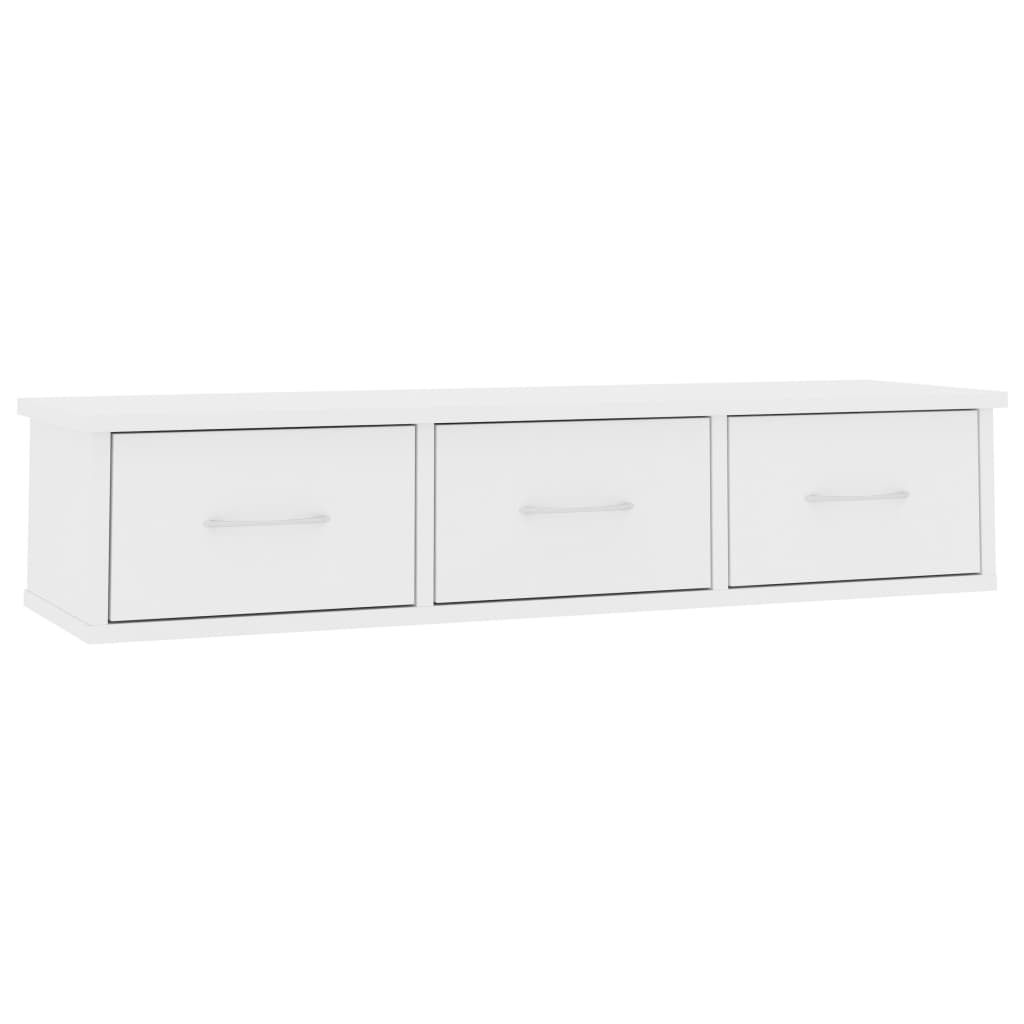 Wall-mounted Drawer Shelf Engineered Wood Wall Cabinet Multi Colours vidaXL