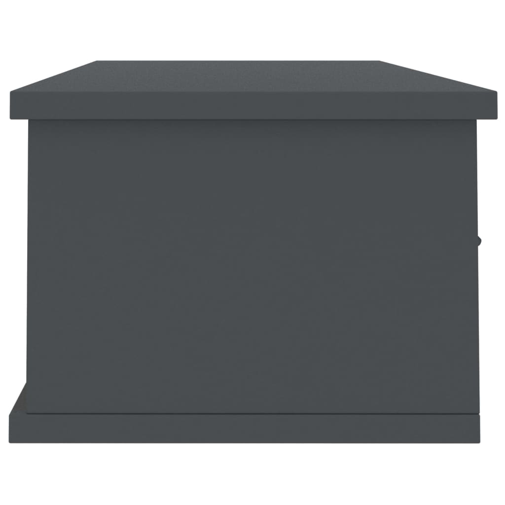 Wall-mounted Drawer Shelf Engineered Wood Wall Cabinet Multi Colours vidaXL