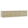 Wall-mounted Drawer Shelf Engineered Wood Wall Cabinet Multi Colours vidaXL