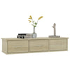 Wall-mounted Drawer Shelf Engineered Wood Wall Cabinet Multi Colours vidaXL