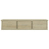 Wall-mounted Drawer Shelf Engineered Wood Wall Cabinet Multi Colours vidaXL