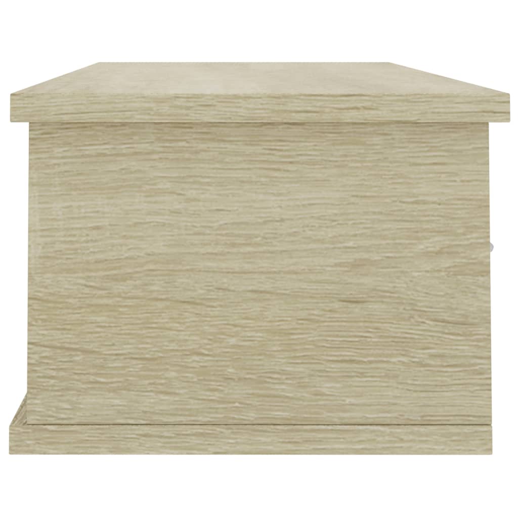 Wall-mounted Drawer Shelf Engineered Wood Wall Cabinet Multi Colours vidaXL