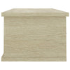 Wall-mounted Drawer Shelf Engineered Wood Wall Cabinet Multi Colours vidaXL