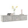 Wall-mounted Drawer Shelf Engineered Wood Wall Cabinet Multi Colours vidaXL