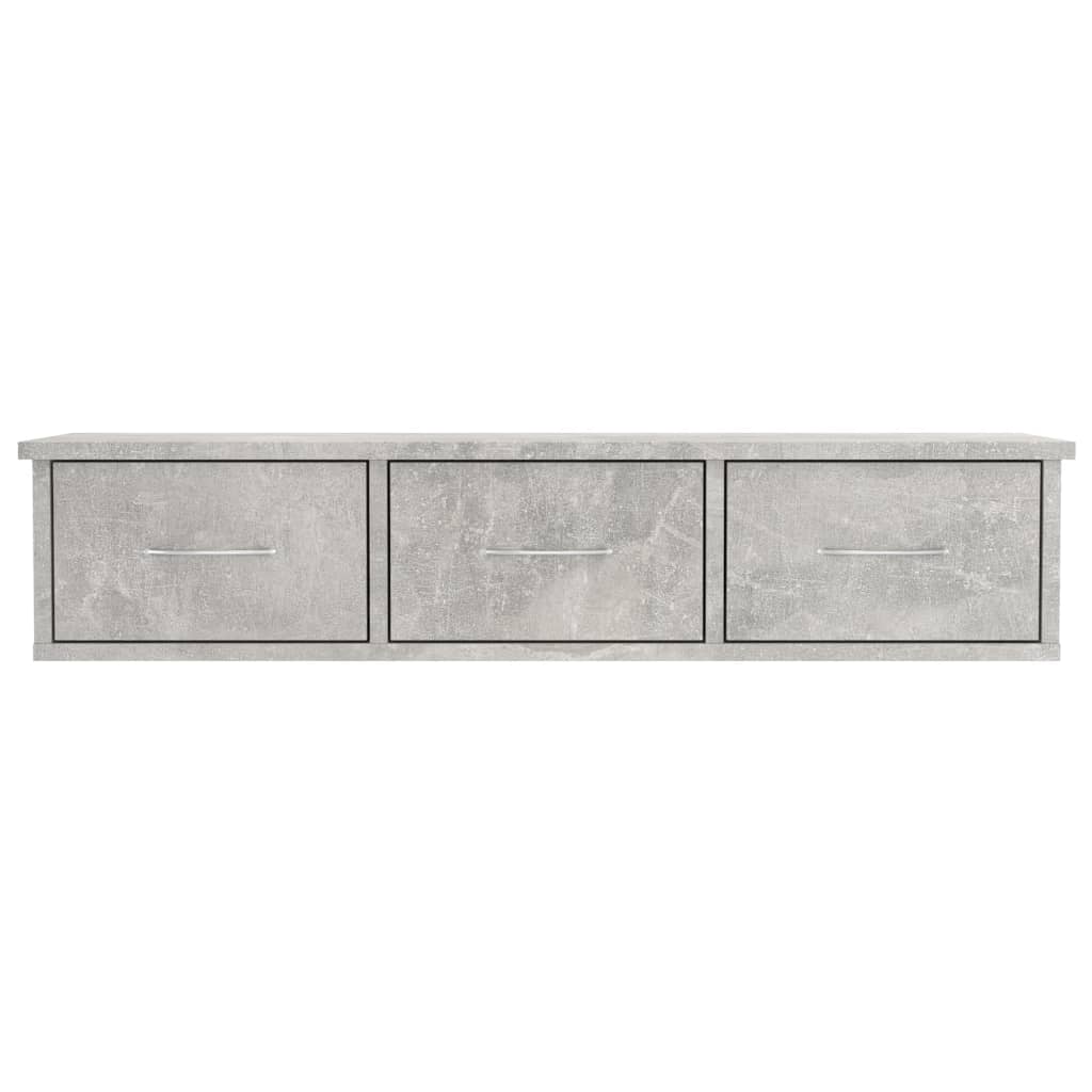 Wall-mounted Drawer Shelf Engineered Wood Wall Cabinet Multi Colours vidaXL