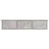 Wall-mounted Drawer Shelf Engineered Wood Wall Cabinet Multi Colours vidaXL