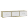 Wall-mounted Drawer Shelf Engineered Wood Wall Cabinet Multi Colours vidaXL