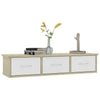 Wall-mounted Drawer Shelf Engineered Wood Wall Cabinet Multi Colours vidaXL