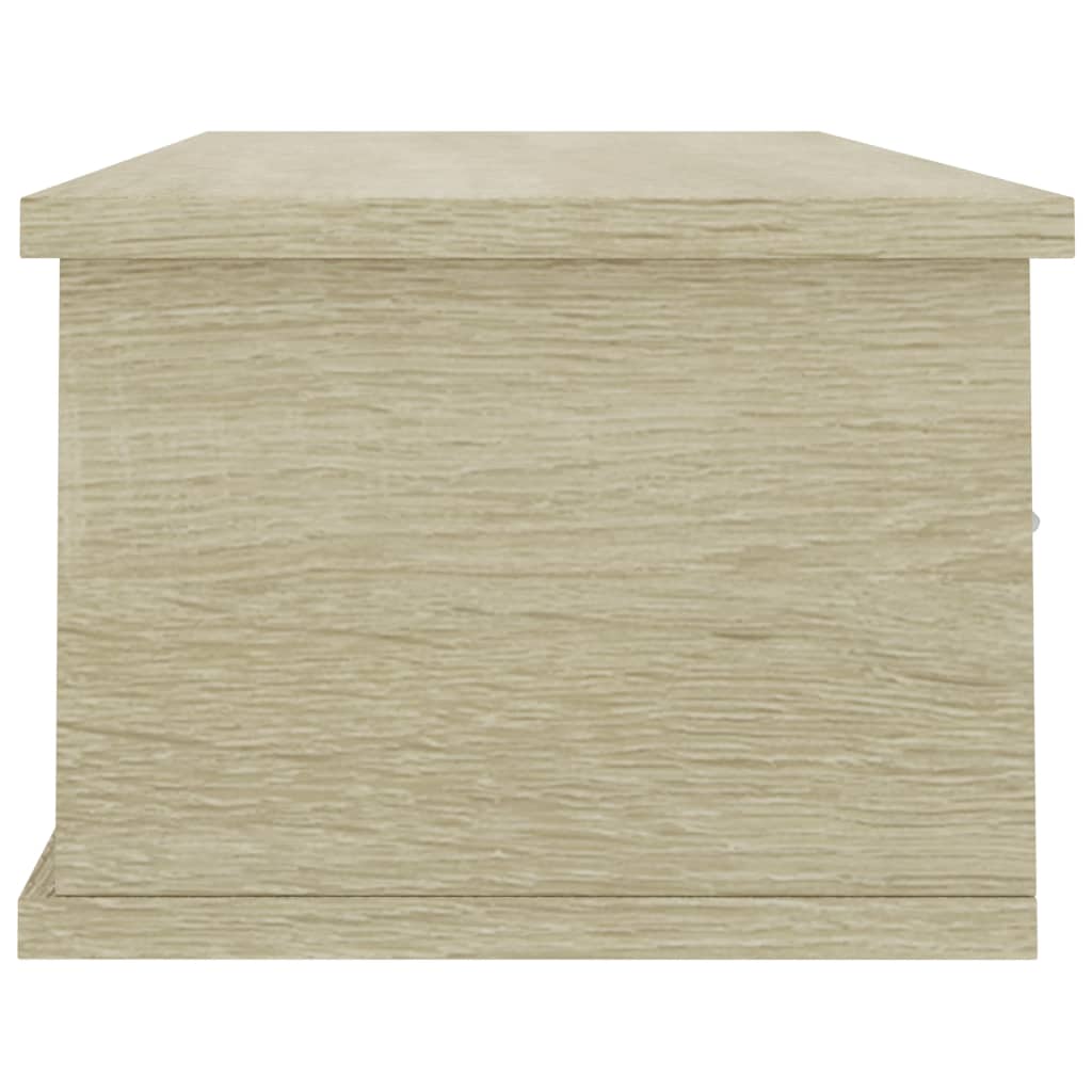 Wall-mounted Drawer Shelf Engineered Wood Wall Cabinet Multi Colours vidaXL
