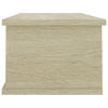 Wall-mounted Drawer Shelf Engineered Wood Wall Cabinet Multi Colours vidaXL