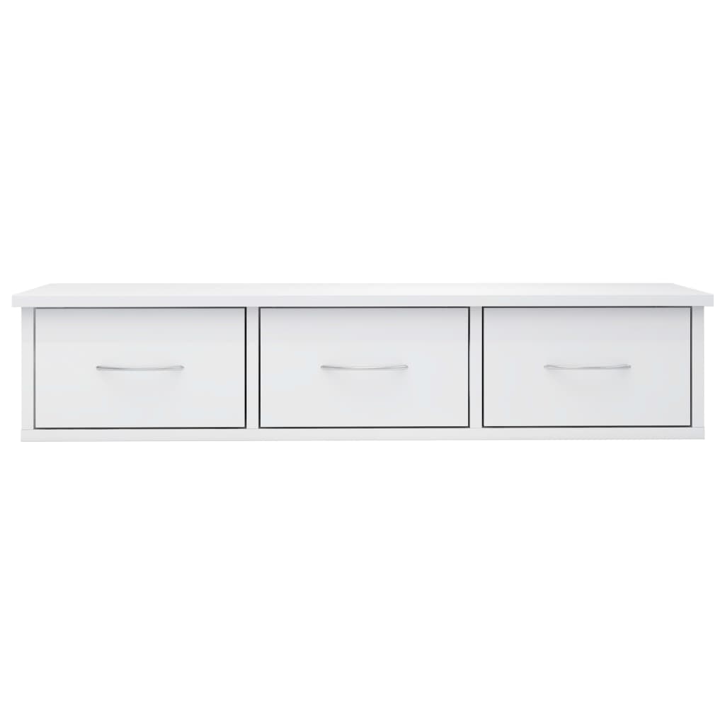 Wall-mounted Drawer Shelf Engineered Wood Wall Cabinet Multi Colours vidaXL