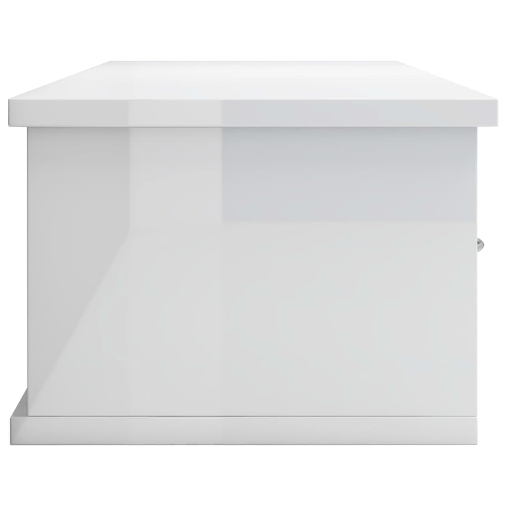 Wall-mounted Drawer Shelf Engineered Wood Wall Cabinet Multi Colours vidaXL