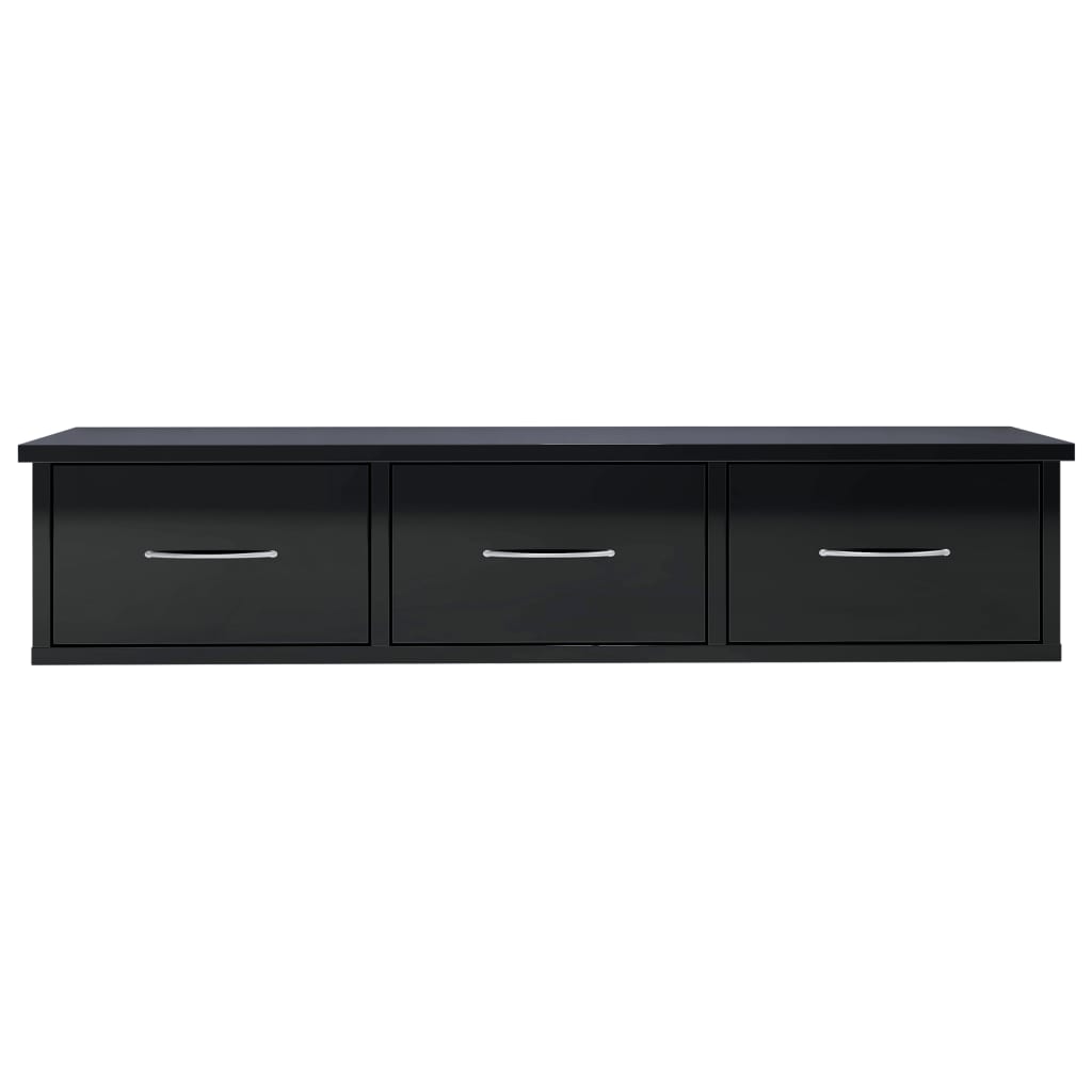 Wall-mounted Drawer Shelf Engineered Wood Wall Cabinet Multi Colours vidaXL