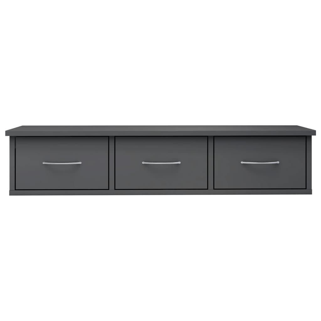 Wall-mounted Drawer Shelf Engineered Wood Wall Cabinet Multi Colours vidaXL