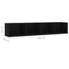 CD Wall Shelf 100cm Engineered Wood Living Room Cabinet Multi Colours vidaXL