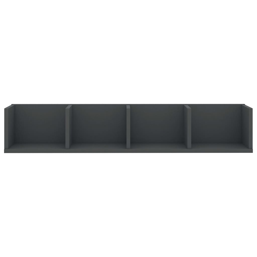 CD Wall Shelf 100cm Engineered Wood Living Room Cabinet Multi Colours vidaXL
