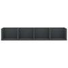 CD Wall Shelf 100cm Engineered Wood Living Room Cabinet Multi Colours vidaXL