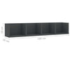 CD Wall Shelf 100cm Engineered Wood Living Room Cabinet Multi Colours vidaXL