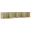CD Wall Shelf 100cm Engineered Wood Living Room Cabinet Multi Colours vidaXL