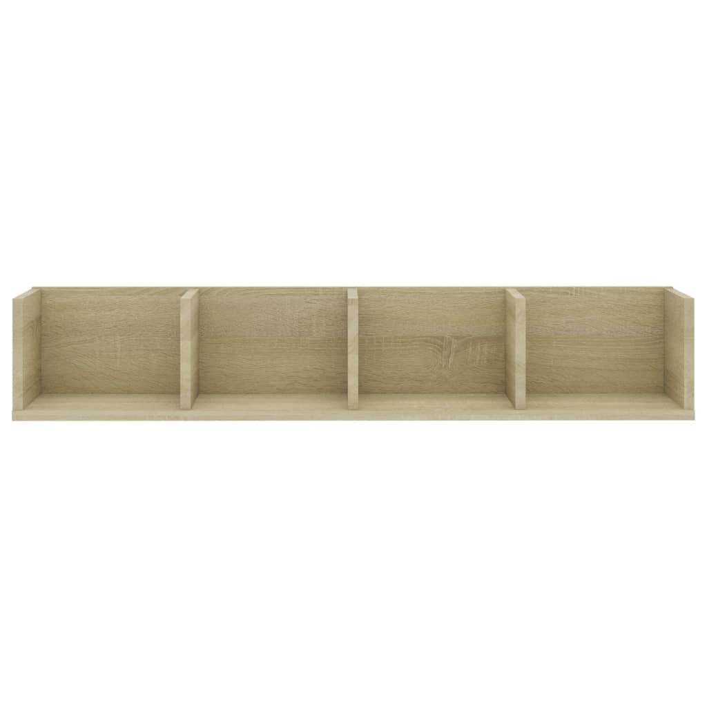 CD Wall Shelf 100cm Engineered Wood Living Room Cabinet Multi Colours vidaXL
