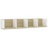 CD Wall Shelf 100cm Engineered Wood Living Room Cabinet Multi Colours vidaXL