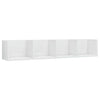 CD Wall Shelf 100cm Engineered Wood Living Room Cabinet Multi Colours vidaXL