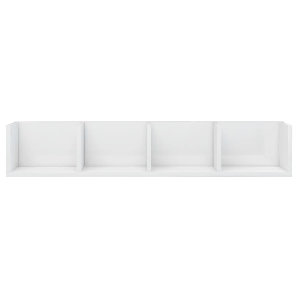 CD Wall Shelf 100cm Engineered Wood Living Room Cabinet Multi Colours vidaXL