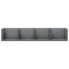 CD Wall Shelf 100cm Engineered Wood Living Room Cabinet Multi Colours vidaXL
