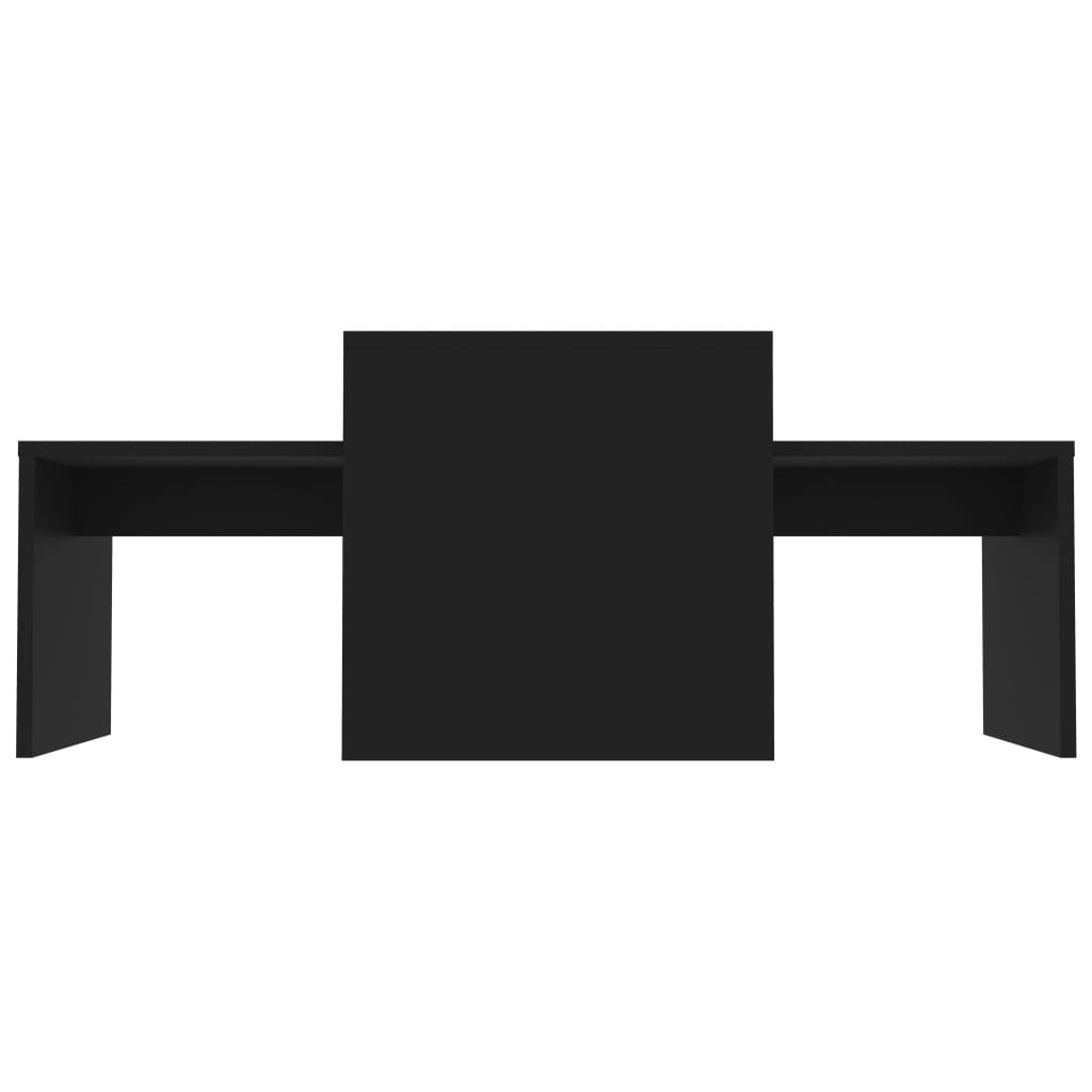 Coffee Table Set Engineered Wood Living Room Sofa Table Multi Colours vidaXL