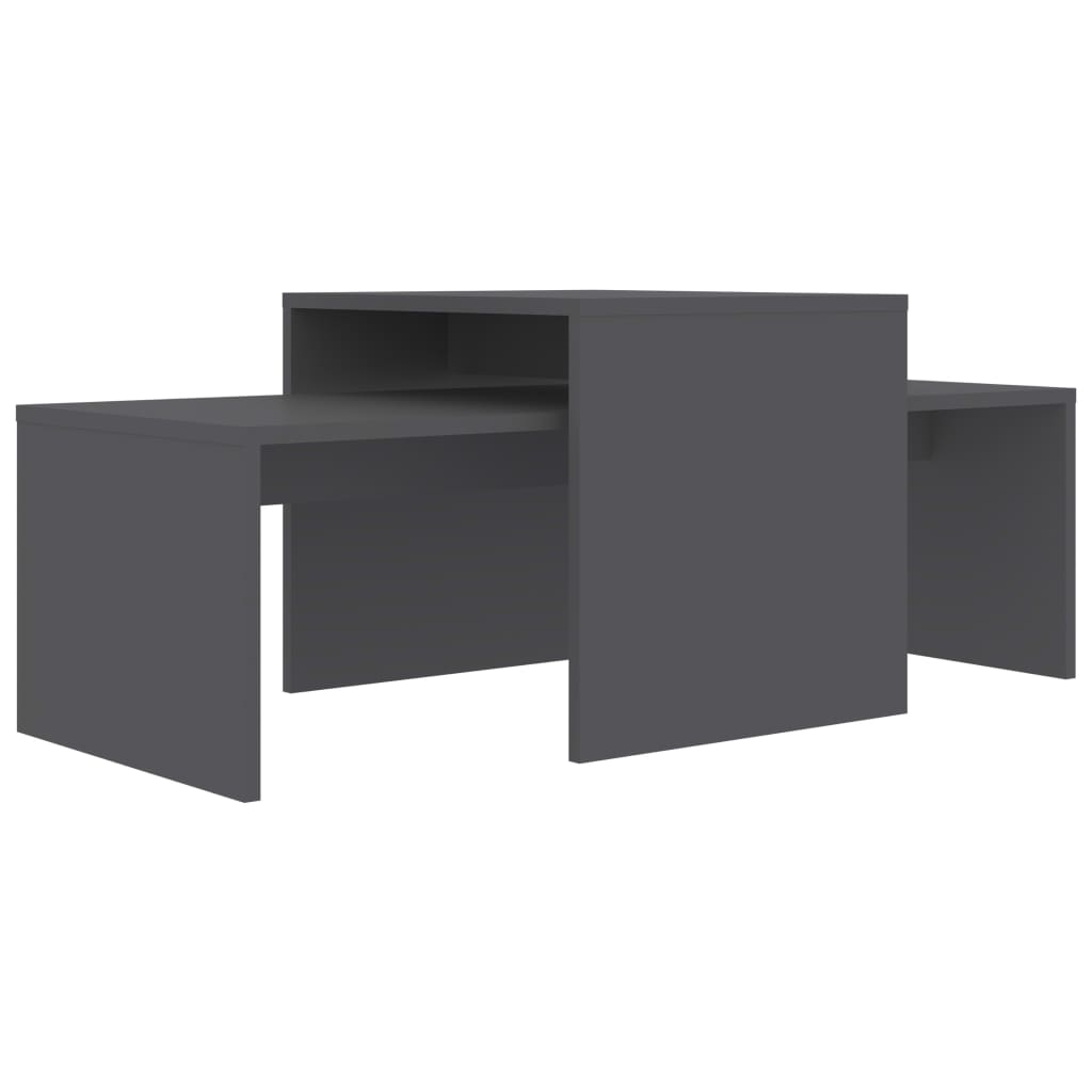 Coffee Table Set Engineered Wood Living Room Sofa Table Multi Colours vidaXL