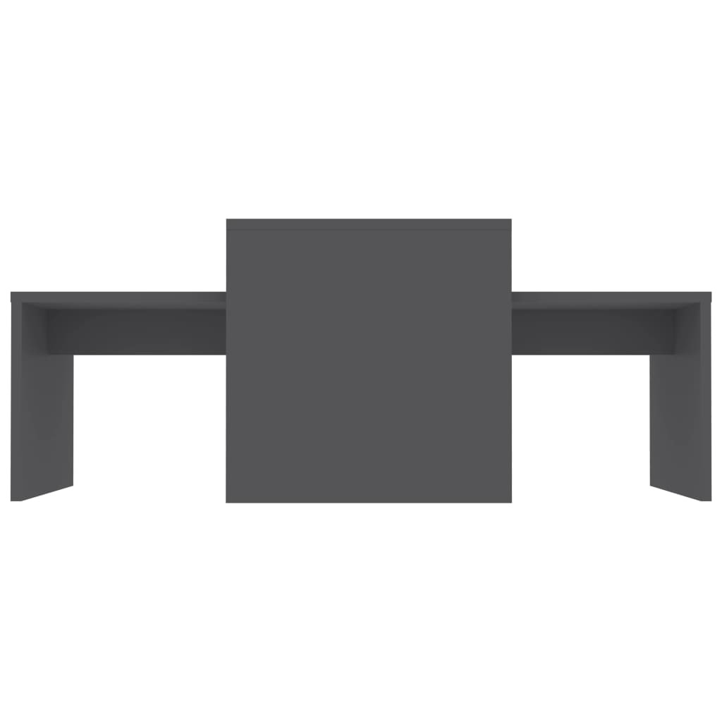 Coffee Table Set Engineered Wood Living Room Sofa Table Multi Colours vidaXL