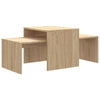 Coffee Table Set Engineered Wood Living Room Sofa Table Multi Colours vidaXL