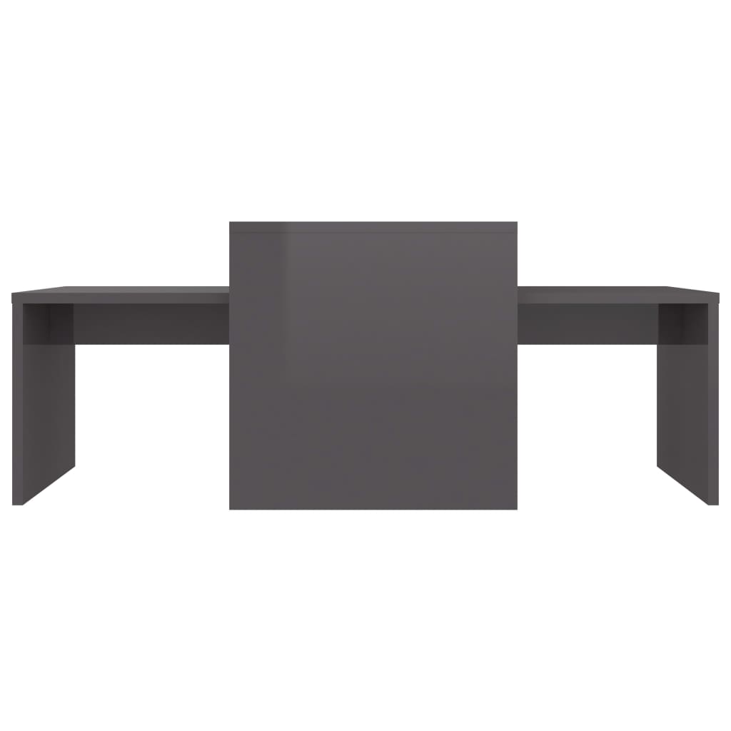 Coffee Table Set Engineered Wood Living Room Sofa Table Multi Colours vidaXL