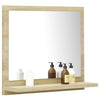 Bathroom Mirror Engineered Wood Toilet Wall Mirror Multi Colours/Sizes vidaXL