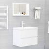 Bathroom Mirror Engineered Wood Toilet Wall Mirror Multi Colours/Sizes vidaXL