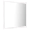 LED Bathroom Mirror Toilet Wall Mirror Engineered Wood Multi Colours vidaXL