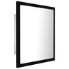 LED Bathroom Mirror Toilet Wall Mirror Engineered Wood Multi Colours vidaXL