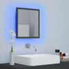 LED Bathroom Mirror Toilet Wall Mirror Engineered Wood Multi Colours vidaXL