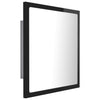 LED Bathroom Mirror Toilet Wall Mirror Engineered Wood Multi Colours vidaXL