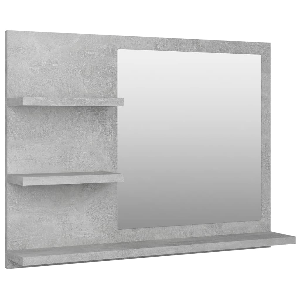 Bathroom Mirror Chipboard Cosmetic Mirror Washroom Glass Multi Colours vidaXL