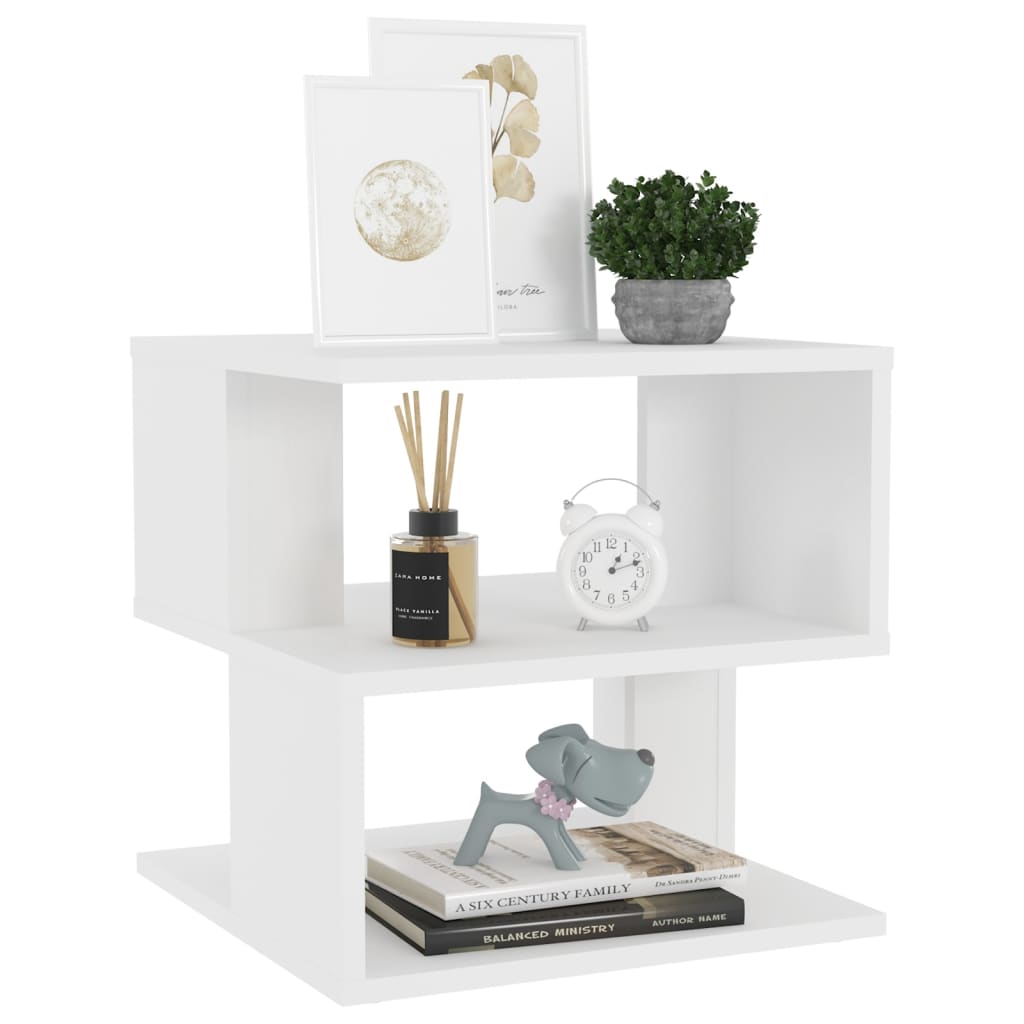 Side Table Engineered Wood Living Room Couch End Table Multi Colours vidaXL