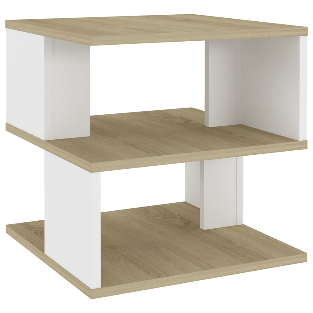 Side Table Engineered Wood Living Room Couch End Table Multi Colours vidaXL