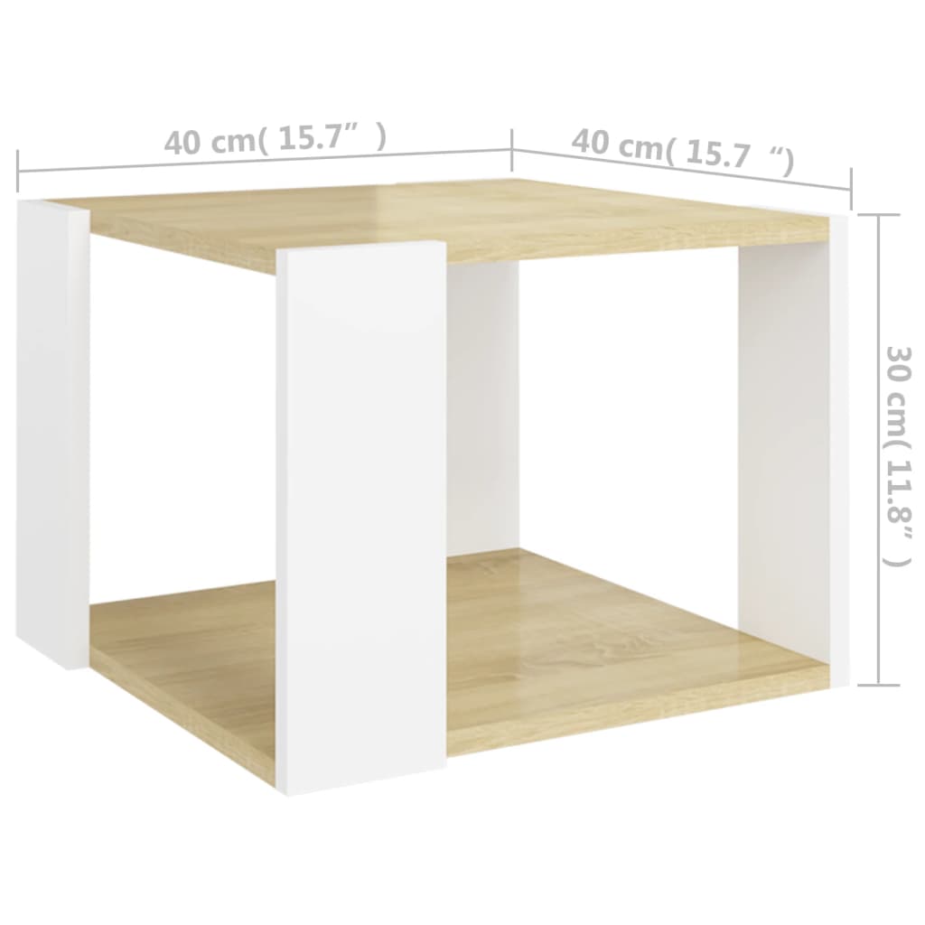 Coffee Table Engineered Wood Desk End Table Furniture Multi Colours vidaXL