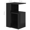 Side Table Engineered Wood Coffee Sofa End Accent Table Multi Colours vidaXL
