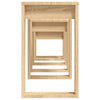 3x Nesting Tables Engineered Wood End Side Nest of Table Multi Colours vidaXL