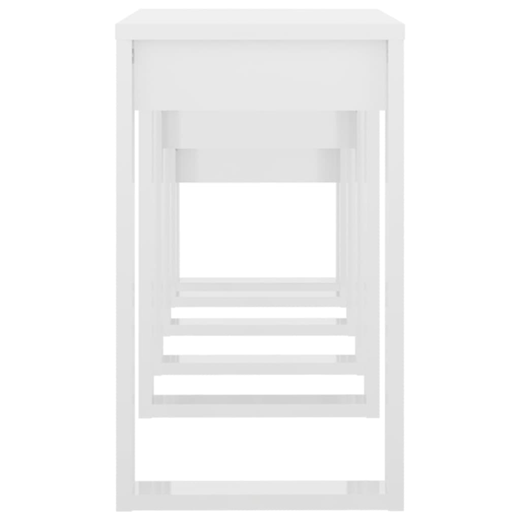 3x Nesting Tables Engineered Wood End Side Nest of Table Multi Colours vidaXL