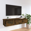 Wall-mounted Drawer Shelf Engineered Wood Wall Cabinet Multi Colours vidaXL