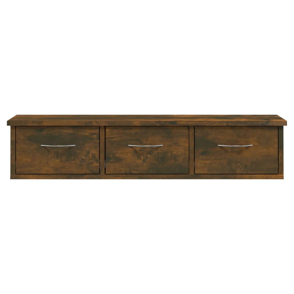 Wall-mounted Drawer Shelf Engineered Wood Wall Cabinet Multi Colours vidaXL