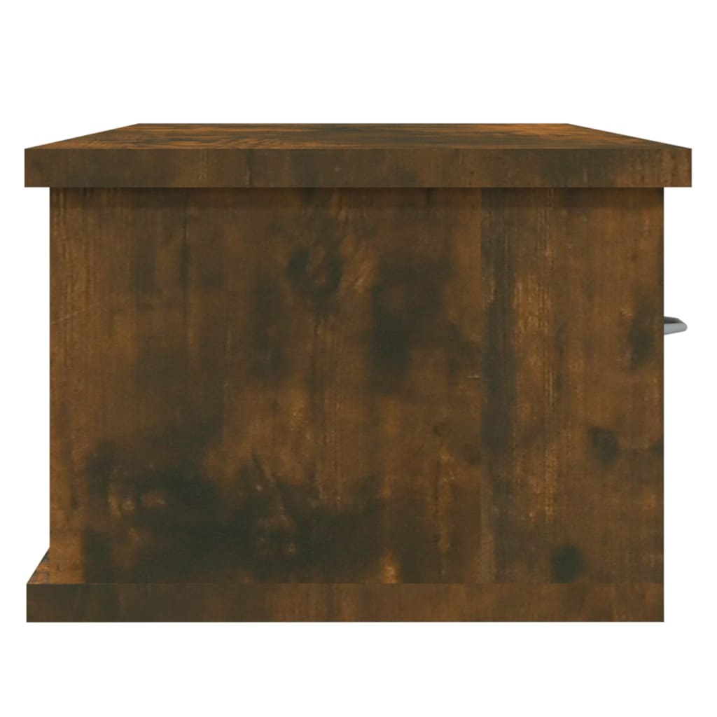Wall-mounted Drawer Shelf Engineered Wood Wall Cabinet Multi Colours vidaXL