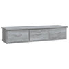 Wall-mounted Drawer Shelf Engineered Wood Wall Cabinet Multi Colours vidaXL